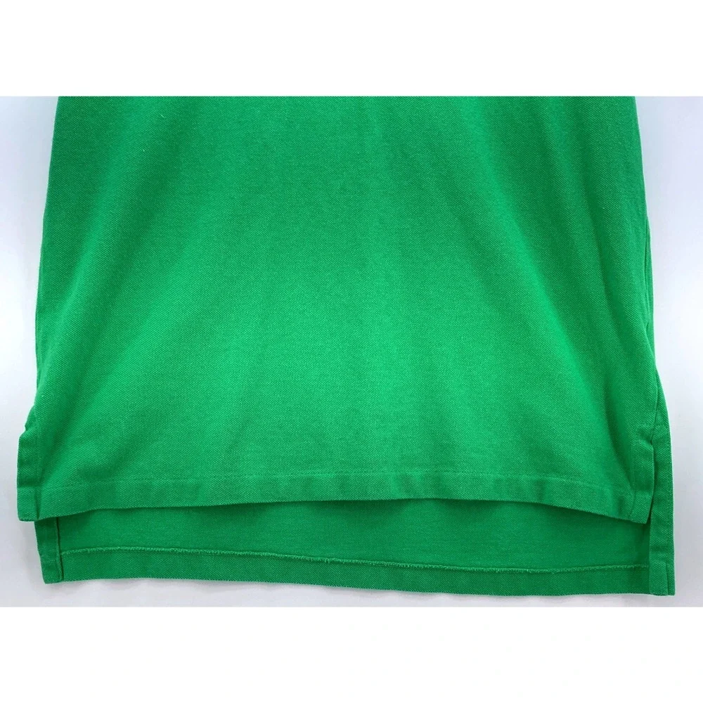 Polo Ralph Lauren Kelly Green Polo Yellow Pony Sz‎ M Classic Preppy Ivy League